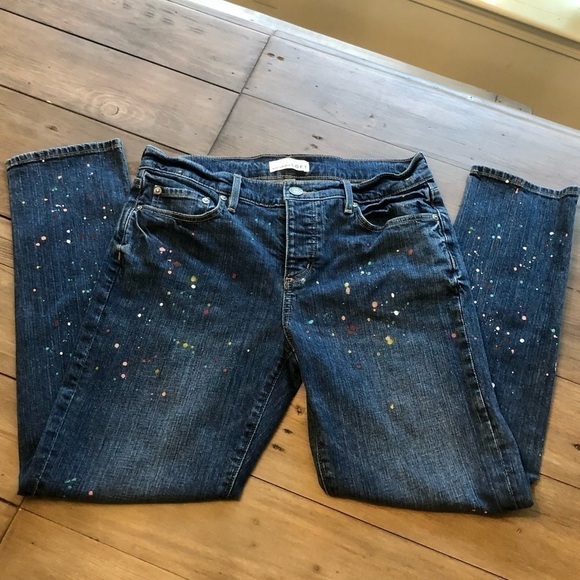 𝅺loft Paint Splatter boyfriend jeans - Picture 3 of 7
